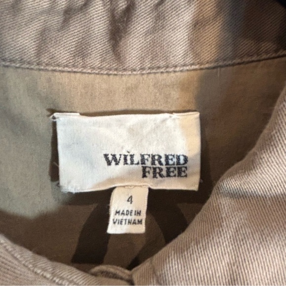 WILFRED FREE Sz 4 Boiler Suit Cotton Lyocel Linen Jumpsuit withh Pockets Buttons - Picture 4 of 10